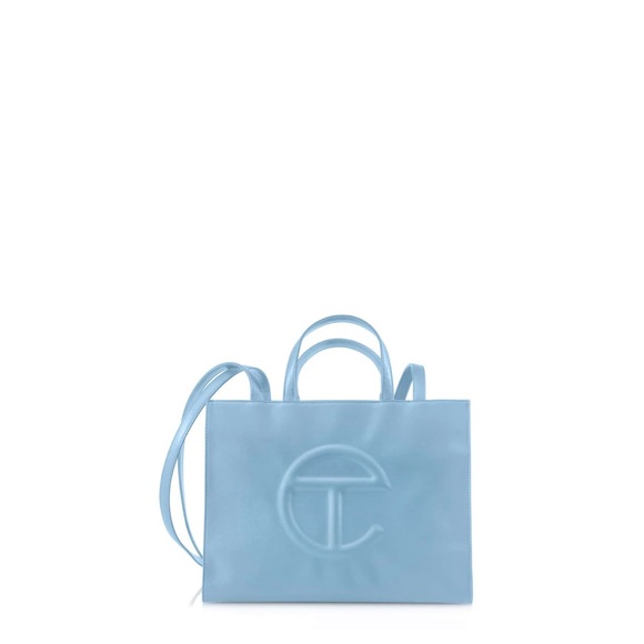 Telfar Medium Pool Blue Bag A ( Restock) 100% Authentic. - Picture 2 of 7
